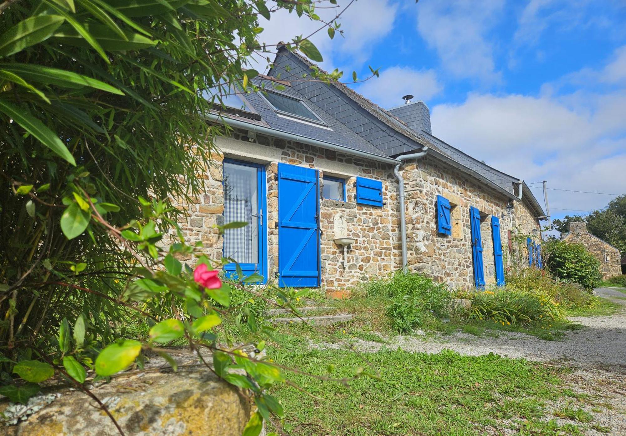 Ti Vaen I Maison Traditionnelle Bretonne & Sauna Lanveoc Экстерьер фото